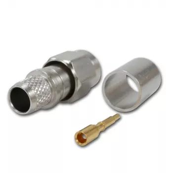 Telegärtner SMA ευθύ βύσμα αρσενικό Crimp G30 (1,5/3,8), H 155, Low Loss 1,4/3,8 Crimp/Crimp ομοαξονικό βύσμα αρσενικό J01150A0618
