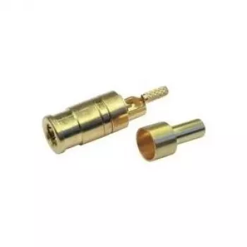 Telegärtner SMB υποδοχή θηλυκή PCB σύνδεσμος, ευθύς, 50 Ohm, επιχρυσωμένος
