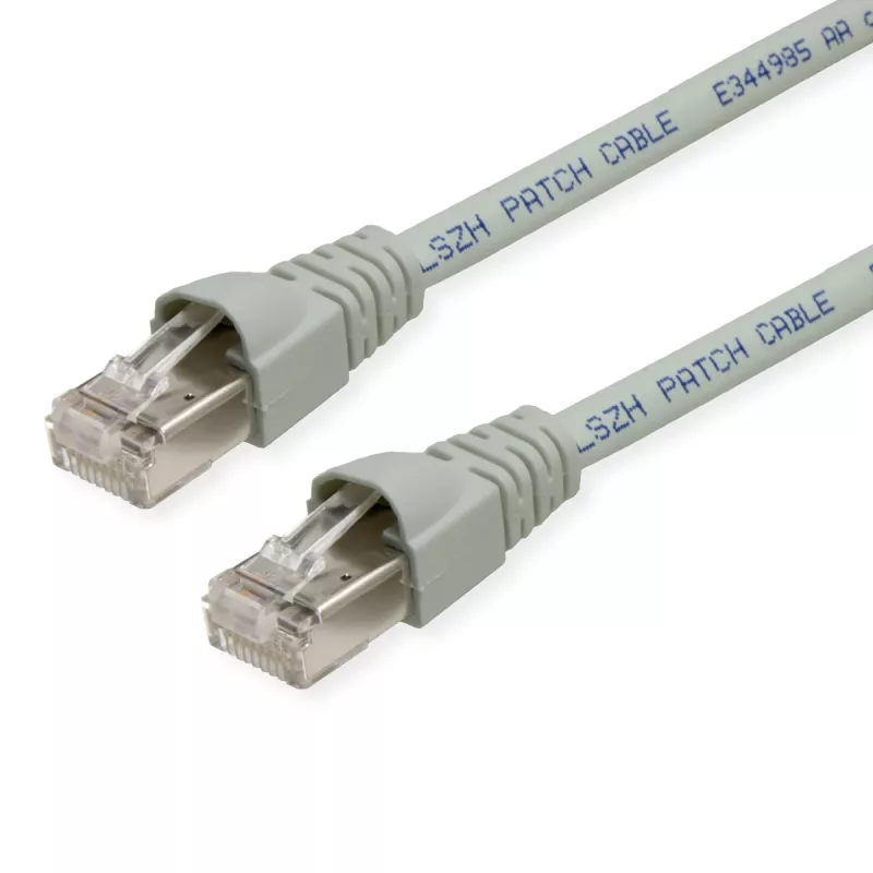 TELEGÄRTNER TEGA Cat.6A IEC MP8 FS 500 LSZH καλώδιο patch 7m γκρι L00004A0093