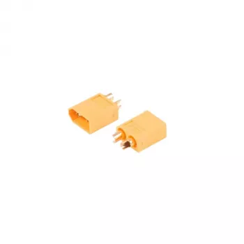 S CONN MAXIMUM CONNECTIVITY SC02-XT60 ζεύγος βυσμάτων XT60 (αρσενικό & θηλυκό) 60A υψηλής έντασης επιχρυσωμένες επαφές για μοντέλα RC, drones, μπαταρίες