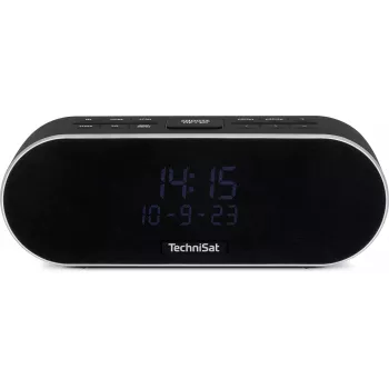 TechniSat DigitRadio 53 BT ραδιόφωνο-ξυπνητήρι DAB+/FM με Bluetooth και λειτουργία φόρτισης USB, μαύρο