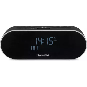 TechniSat DigitRadio 53 BT ραδιόφωνο-ξυπνητήρι DAB+/FM με Bluetooth και λειτουργία φόρτισης USB, μαύρο