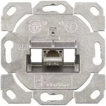 TELEGÄRTNER AMJ-S Cat.6A θωρακισμένη μονάδα σύνδεσης RJ45 με κάλυμμα, λευκό J00020A0514