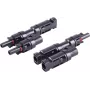 S CONN MAXIMUM CONNECTIVITY Σετ T-Adapter PV4, 2/1, IP68, 1.5kV, Μαύρο (02-21012)