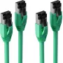 S CONN maximum connectivity BASIC-S Cat. 8.1 F/FTP PIMF LSZH πράσινο καλώδιο Patch 1,0m, συσκευασία 2 τεμ. SC08-41023-2