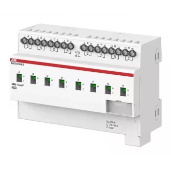 ABB SA/S8.16.6.2 8-πλός Ενεργοποιητής Διακόπτη 16A C-Load, Ράγα DIN, KNX 2CDG110271R0011