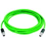 TELEGÄRTNER TEGA L80000A0000 STX M12 X-coded Καλώδιο Patch Industrial Ethernet Cat.6a, 0,5 m