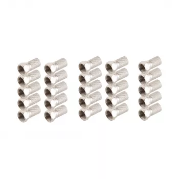 SHIVERPEAKS Βύσμα F 7,2 mm με μεγάλο παξιμάδι, συσκευασία 25 τεμ. BS85010-A-SET25