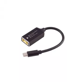 S CONN MAXIMUM CONNECTIVITY Προσαρμογέας USB-C σε Lenovo Slim-Tip 65W PD Μεταλλικός (14-05080)