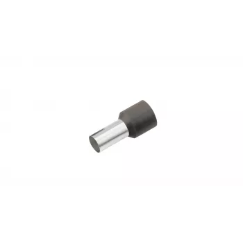Cimco 187120 ακροδέκτης μερικώς μονωμένος, 1,5 mm², μαύρο, 100 τεμ.