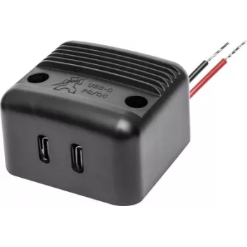 ProCar πρίζα επιφανείας Power USB-C διπλή PD/QC 2x 30W 12V/24V (67379000)