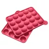 LURCH φόρμα Cake-Pop, σιλικόνης, 20 θέσεις, κόκκινο, 23,0 x 18,5 cm 83027