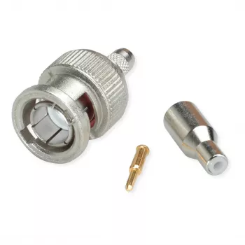 Telegärtner αρσενικό βύσμα καλωδίου BNC crimp G04 75 Ohm, crimp/crimp, Standard, A2505, G04 (RG-179B/U) - 1 τεμ.