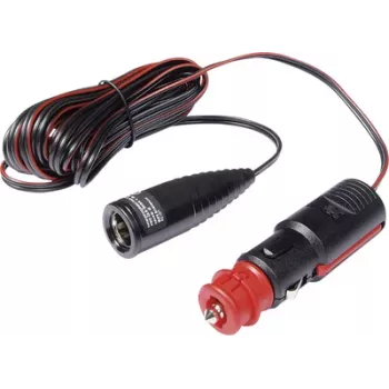 ProCar 12V/24V DC καλώδιο επέκτασης ρεύματος 2,5m 8A με αρσενικό και θηλυκό βύσμα αναπτήρα 67814010