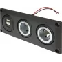 ProCar 67326500 Υποδοχή εντοιχισμού 12V/24V με θύρα φόρτισης USB, DIN/ISO 4165, 16A/8A, 5V/2.1A, μαύρο