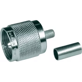 Telegärtner Βύσμα crimp UHF G01 για RG-58 C/U, 50 Ohm, νικέλιο/χρυσός, 1 τεμ. J01040A0001