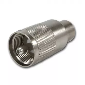 Telegärtner Βύσμα UHF PL259/6 για RG-58 C/U & RG-59 B/U, μόνωση PTFE, επιμεταλλωμένο περίβλημα νικελίου, επαφή επαργυρωμένη, συσκευασία 5 τεμ. (J01040B0604)