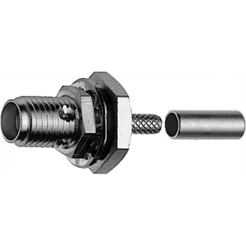 Telegärtner Υποδοχή SMA συνδετικό crimp για RG-316/U, χρυσό, συσκευασία 5 τεμ. (J01151A0001)
