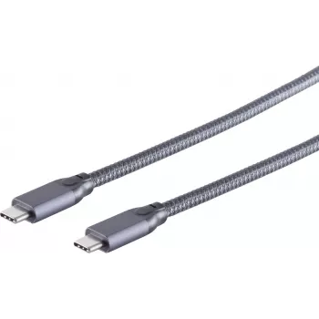 S CONN MAXIMUM CONNECTIVITY Καλώδιο USB-C σε USB-C 3.2 Gen 2 5m μαύρο (13-47050)