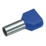 Cimco 187710 Διπλός ακροδέκτης 2,5 mm² ημιμονωμένος μπλε 100 τεμ.