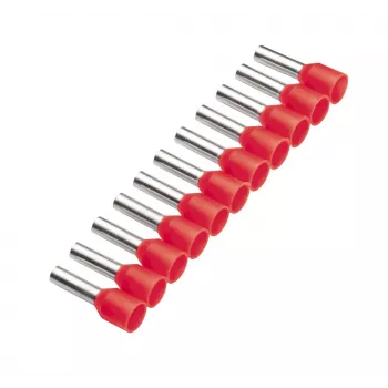 Cimco 187502 ακροδέκτης 1 mm² ημιμονωμένος κόκκινο 500 τεμ.