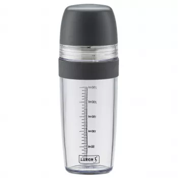 Lurch shaker γκρι 250 ml shaker dressing με κλίμακα μέτρησης 10023