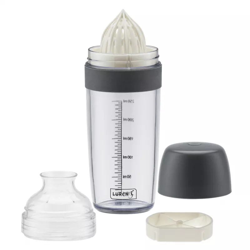 Lurch shaker γκρι 250 ml shaker dressing με κλίμακα μέτρησης 10023