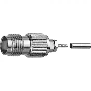 TELEGÄRTNER υποδοχή TNC θηλυκή συνδετήρας crimp για RG-316/U, 50 Ohm, συσκευασία 5 τεμ. (J01011A0050)