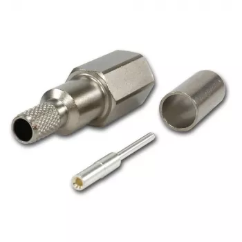 Telegärtner FME-βύσμα αρσενικό Crimp/Crimp για RG-58 C/U, 50 Ohm, Gold/Nickel J01700A0006Z