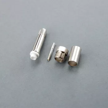 Telegärtner FME-υποδοχή θηλυκή Crimp βύσμα για καλώδιο LMR-240, 50 Ohm, DC-3 GHz, επινικελωμένος ορείχαλκος, επιχρυσωμένη επαφή J01701A0003Z