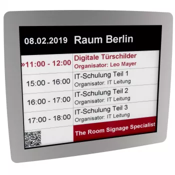 Kindermann Doorsign E-Ink 12,2 με πλαίσιο ανοξείδωτου χάλυβα 5002000621