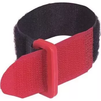 ZUBEHÖR δεματικά καλωδίων Velcro 25x195mm μαύρο συσκευασία 10 τεμ. (30006022)