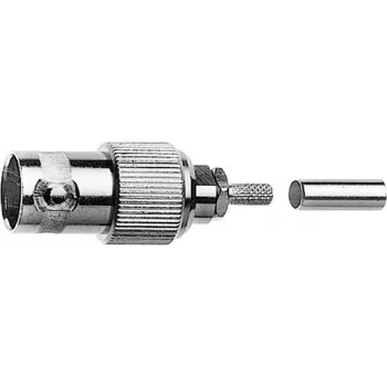 Telegärtner BNC υποδοχή θηλυκή καλωδίου crimp G03 50 Ohm, crimp/crimp, A2913, G03 (RG178 B/U) - 1 τεμ. (J01001B0060)