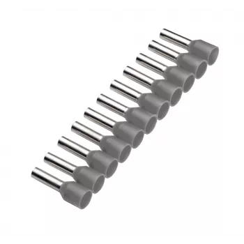 Cimco 187501 Ακροδέκτης 0,75 mm² μερικώς μονωμένος γκρι 500 τεμ.