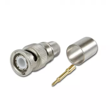 Telegärtner Βύσμα αρσενικό BNC crimp για RG214/U & RG393/U, 50 Ohm, 1 τεμ. J01000A0060