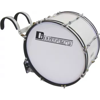 DIMAVERY MB-428 marching bass drum 28x12 λευκό 26010362
