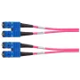 Telegärtner SC/SC OM4 Duplex καλώδιο patch οπτικής ίνας, 2 m, βιολετί L00881A0028