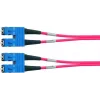 Telegärtner SC/SC OM4 Duplex καλώδιο patch οπτικής ίνας, 2 m, βιολετί L00881A0028