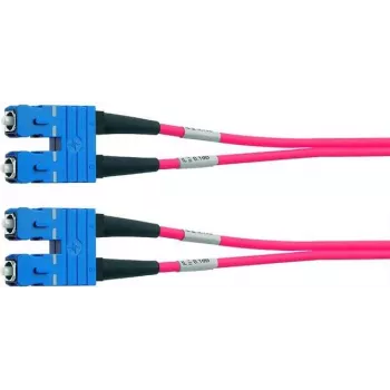 Telegärtner SC/SC OM4 Duplex καλώδιο patch οπτικής ίνας, 2 m, βιολετί L00881A0028