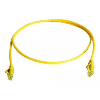 Telegärtner L00000A0294 Cat6 U/UTP Καλώδιο Patch RJ45, 0,5m, Κίτρινο