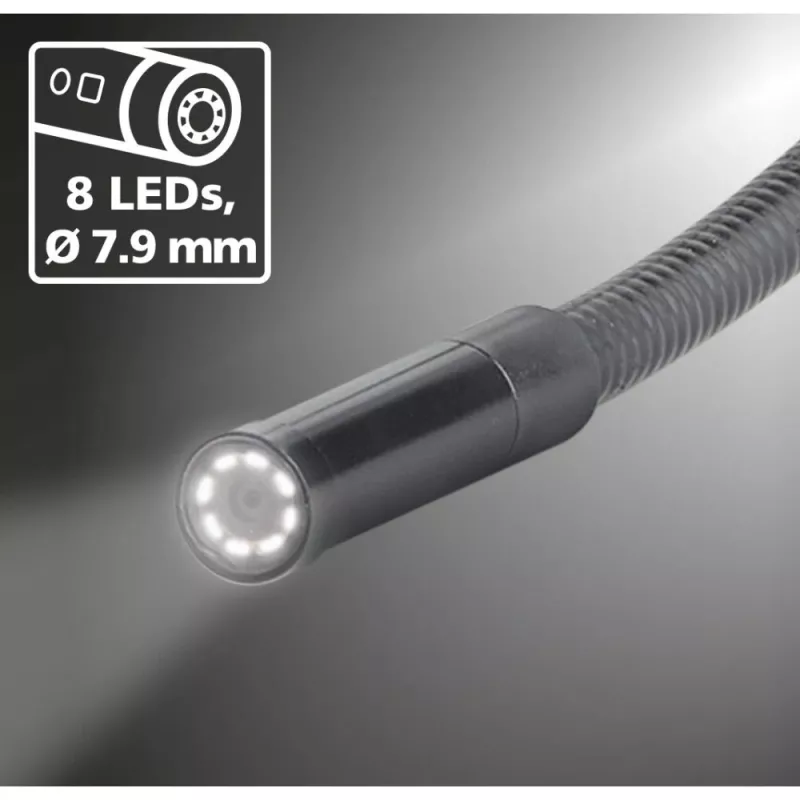 Laserliner 082.282A Σόντα Επιθεώρησης Κάμερας με Διάμετρο 6 mm και Μήκος 1,5 m