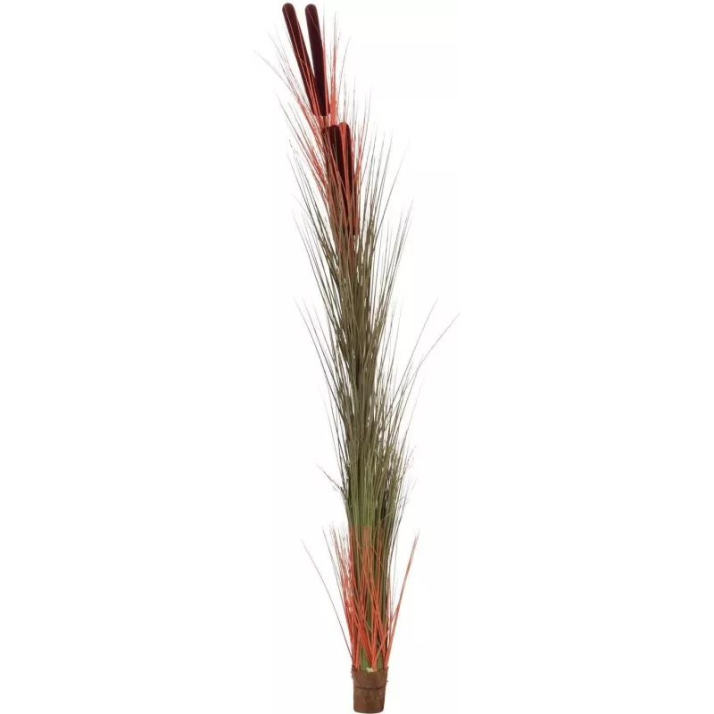 EUROPALMS Τεχνητό Καλάμι με Στάχυα, Ανοιχτό Καφέ, 152cm 82505856
