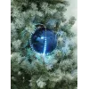 EUROPALMS LED Χιονόμπαλα 8cm, Σκούρο Μπλε, Σετ 5 τεμ. 83501239