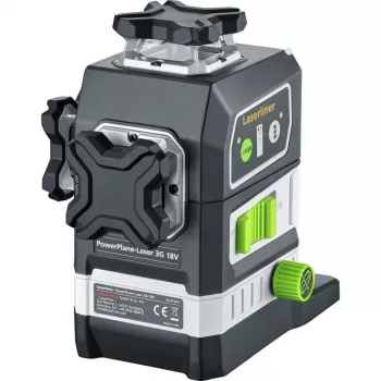 Laserliner PowerPlane-Laser 3G Multi-18V Green 3 x 360° Επίπεδο Λέιζερ (Βασική Μονάδα) 036.380L