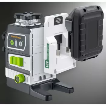 Laserliner PowerPlane-Laser 3G Multi-18V Green 3 x 360° Επίπεδο Λέιζερ (Βασική Μονάδα) 036.380L