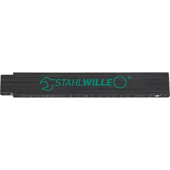 Stahlwille 13112 2M 77470003 Διπλό Μέτρο, 2 m, Μετρικό, Οξιά, Λευκό