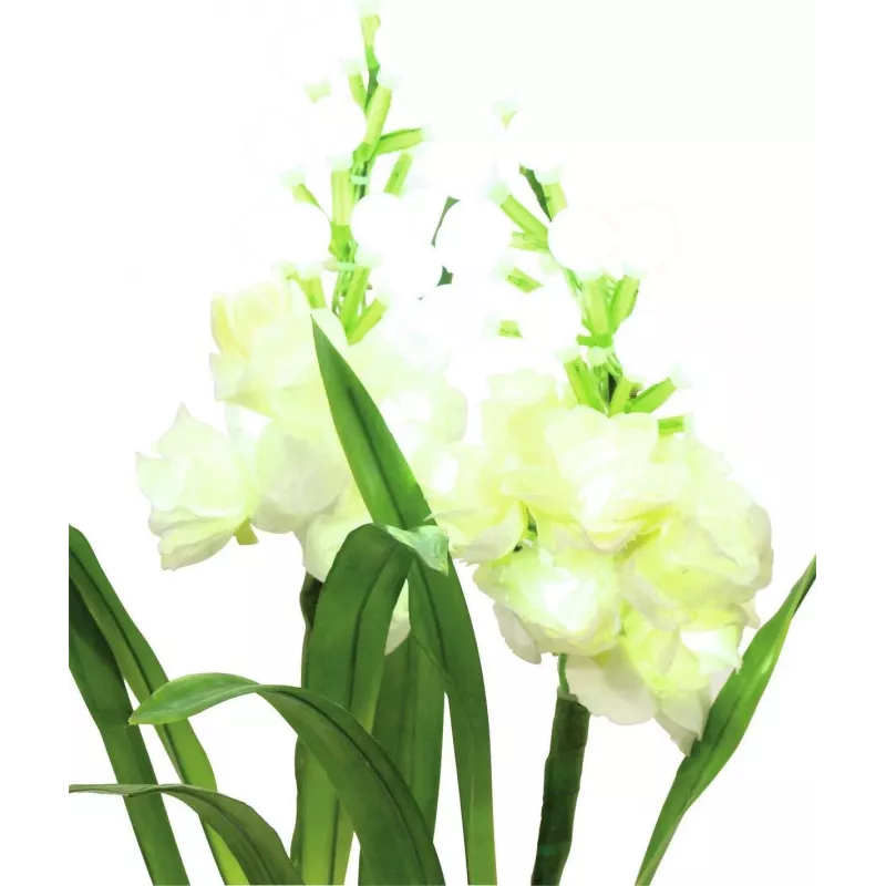 EUROPALMS Αροντού, Σετ 3 τεμ. με LEDs, Λευκό, 85cm (83330302)