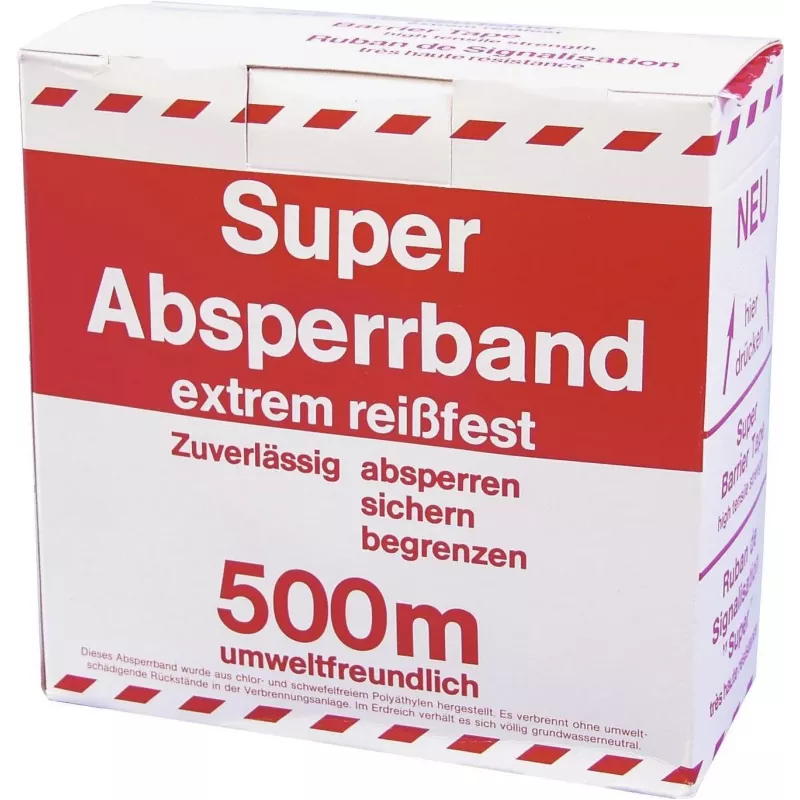 ZUBEHÖR Ταινία Αποκλεισμού Κόκκινο/Λευκό 500m x 75mm (3000596K)