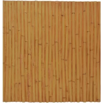 EUROPALMS Πάνελ τοίχου μπαμπού 100x100cm Φυσική διακοσμητική πλάκα 83313220