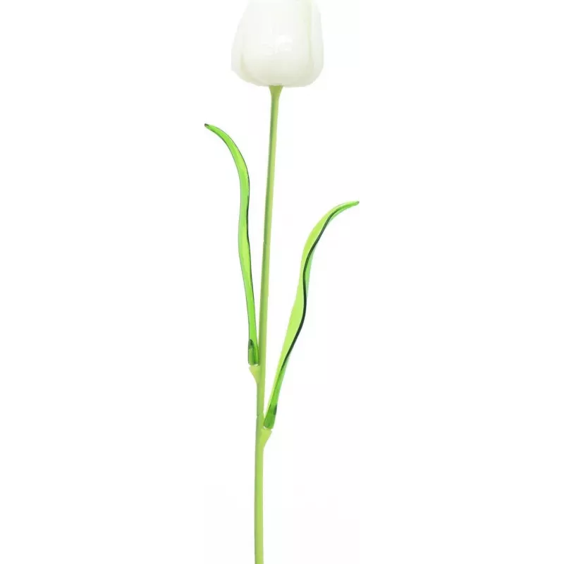 EUROPALMS Crystal Tulip Τεχνητό λουλούδι, λευκό, 61cm, συσκευασία 12 τεμ. (82600204)